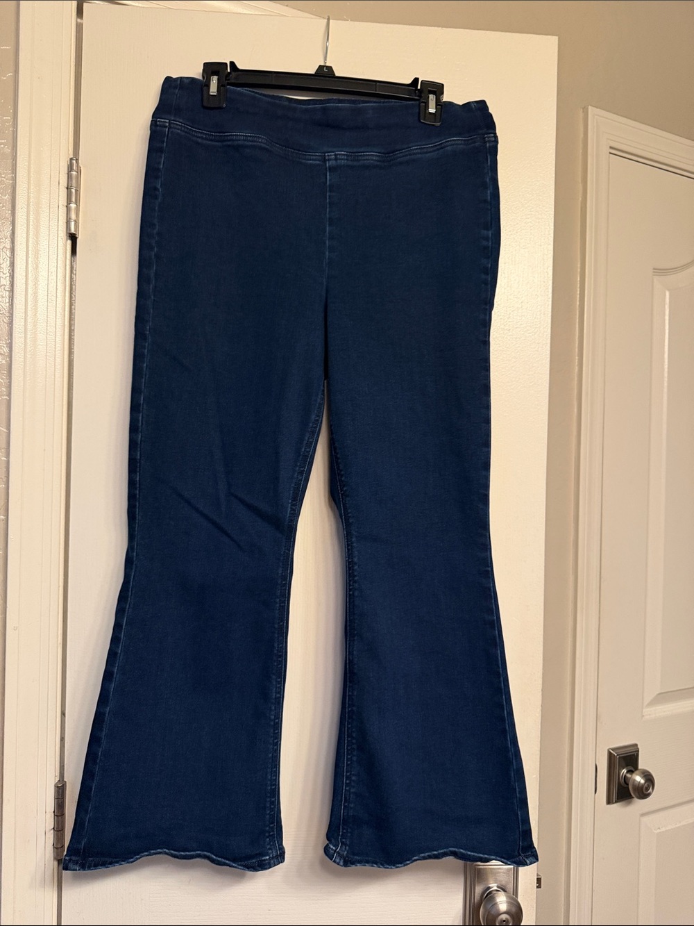 Old Navy Dark Navy Flare Pull-On Jeans